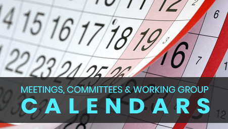 Meetings, Committees and Working Group Calendars